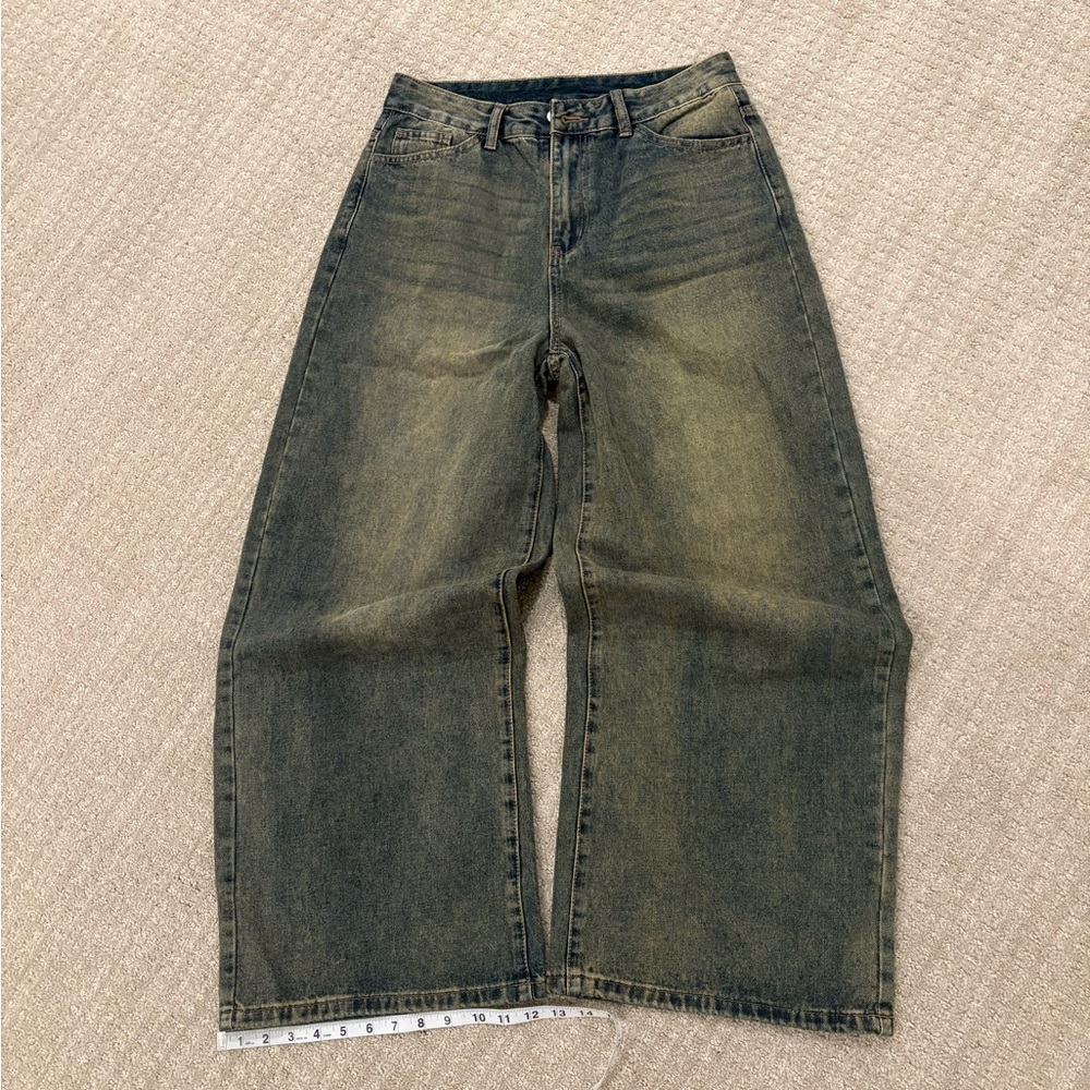 Super Baggy Fit Washed Jeans